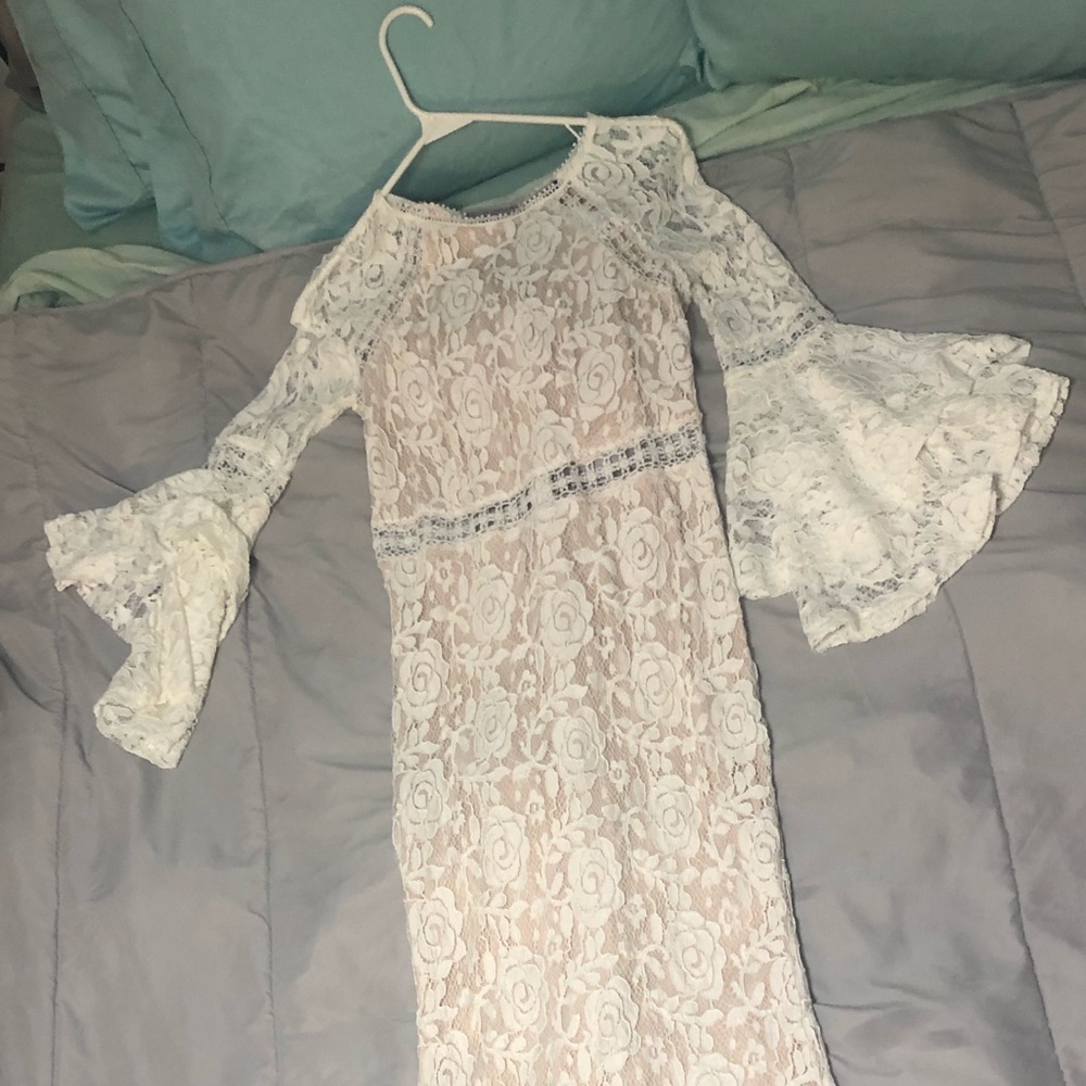 Boutique mermaid maxi dress / beach wedding dress